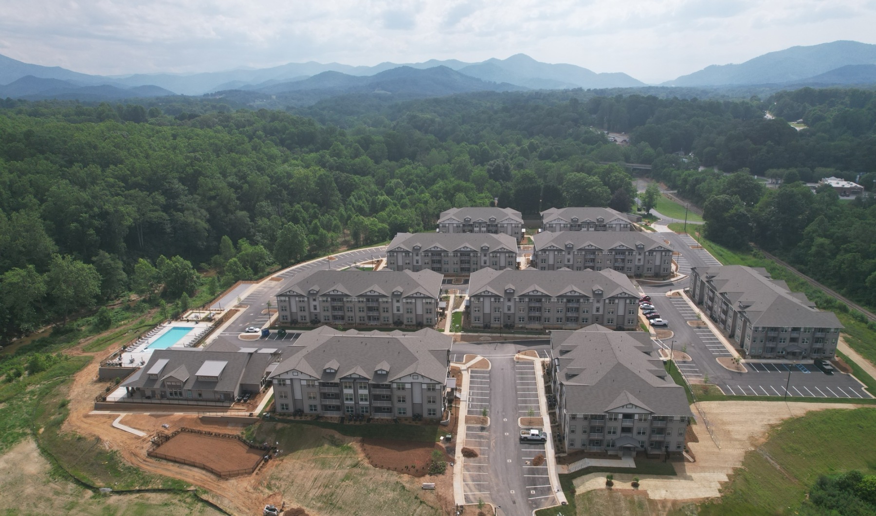 aerial of community