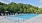 Resort-style pool with sun shelf