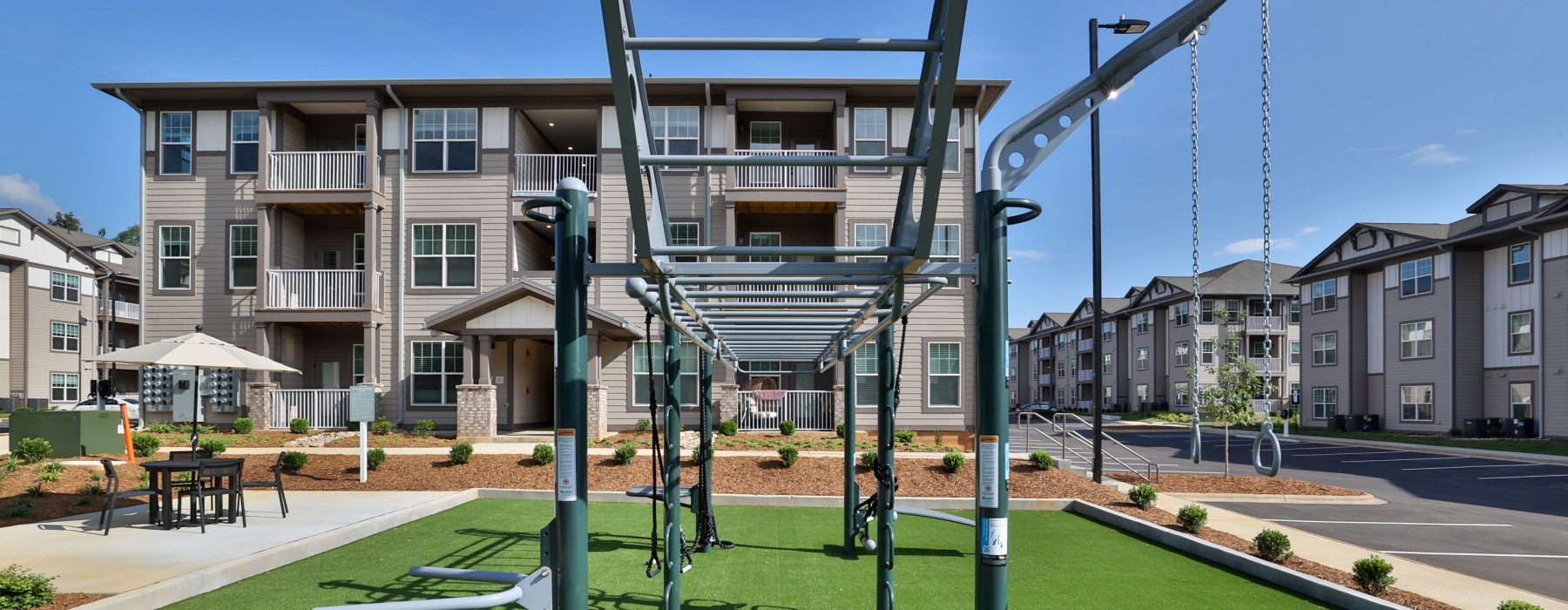outdoor fitness area